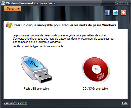 Windows Password Recovery Lastic